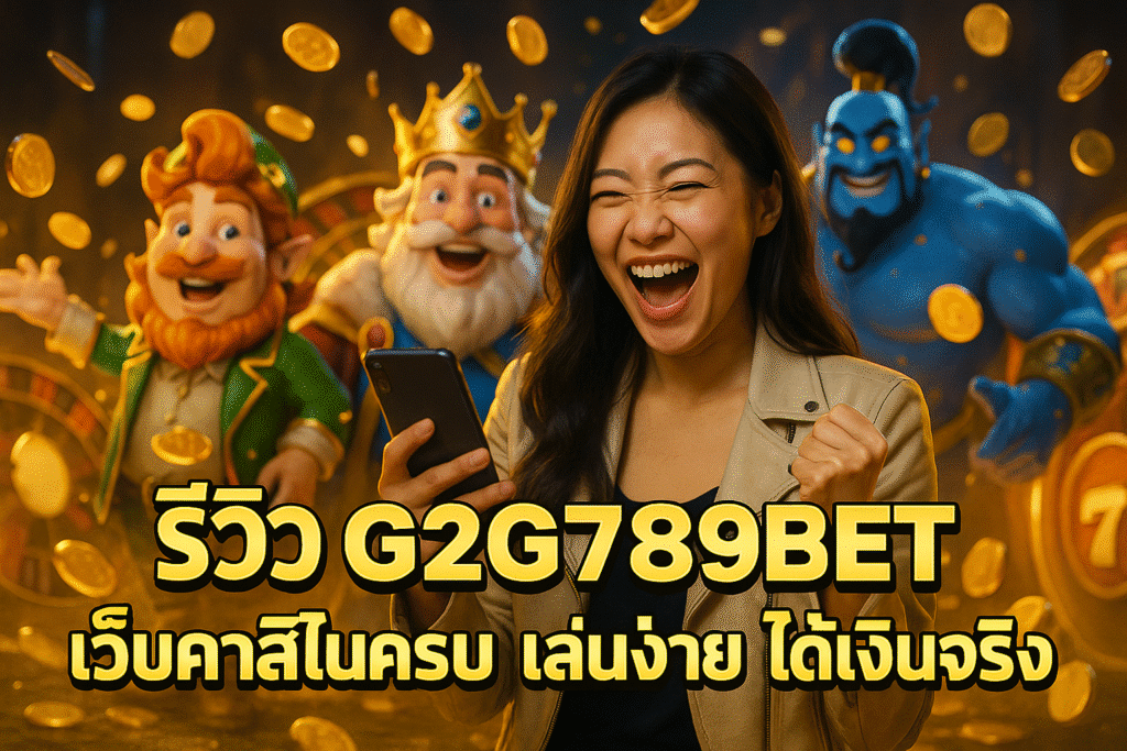 รีวิว G2G789BET คาสิโนครบ เล่นง่าย ได้เงินจริง