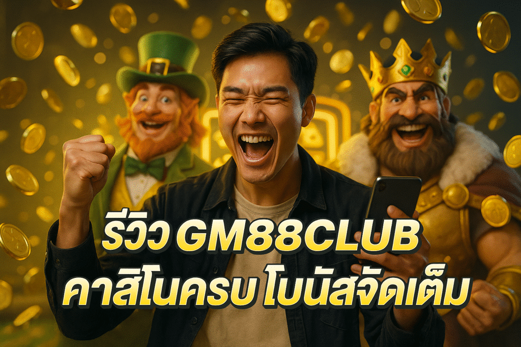 รีวิว GM88CLUB คาสิโนครบ โบนัสจัดเต็ม