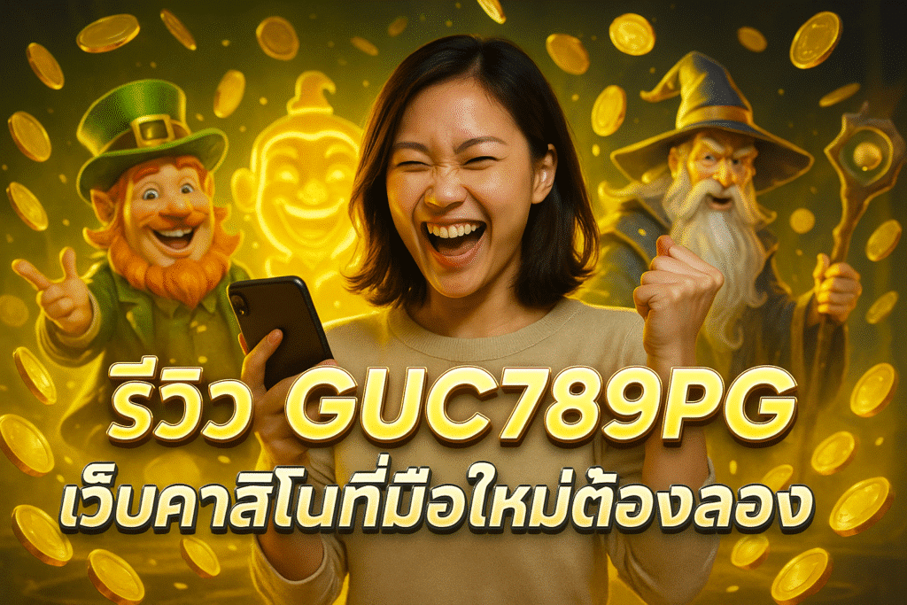รีวิว GUC789PG คาสิโนออนไลน์ที่มือใหม่ต้องลอง