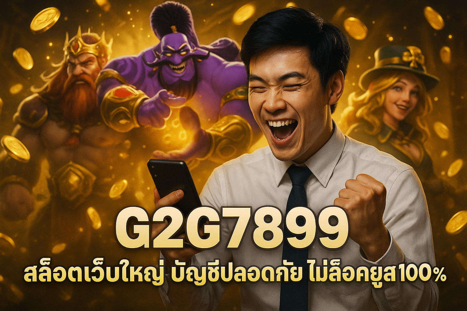 G2G7899 สล็อตเว็บใหญ่ บัญชีปลอดภัย ไม่ล็อคยูส 100%