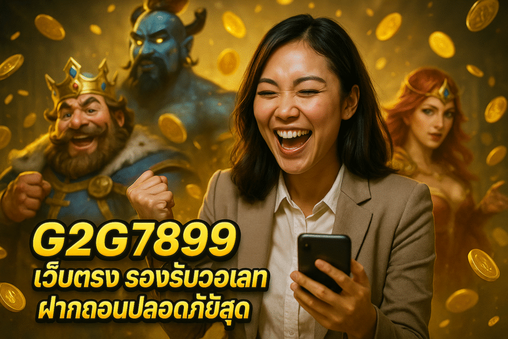 G2G7899 เว็บตรง รองรับวอเลท ฝากถอนปลอดภัยสุด