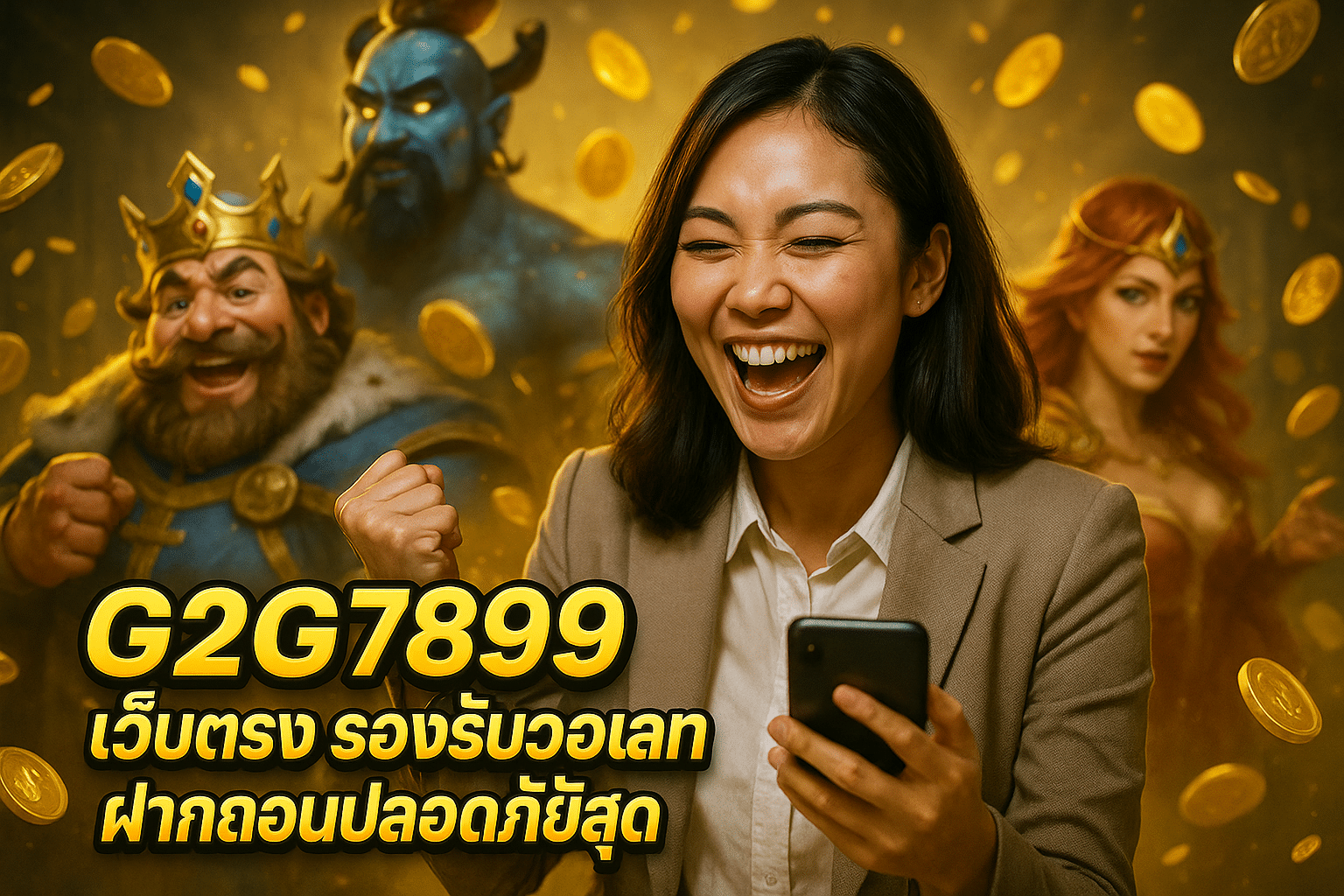 G2G7899 เว็บตรง รองรับวอเลท ฝากถอนปลอดภัยสุด