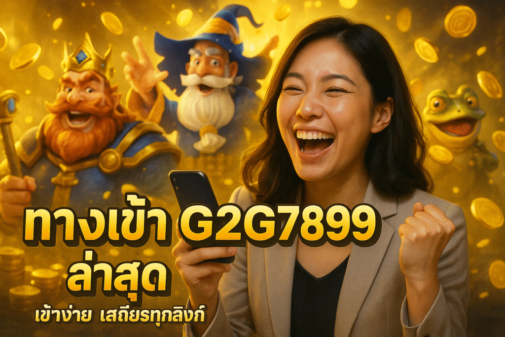 ทางเข้า G2G7899 ล่าสุด เข้าง่าย เสถียรทุกลิงก์