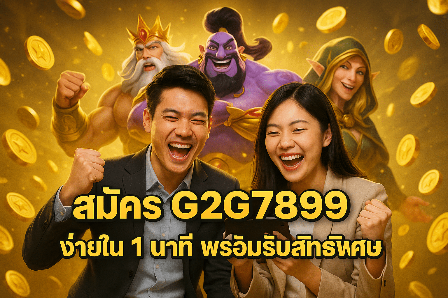 สมัคร G2G7899 ง่ายใน 1 นาที พร้อมรับสิทธิพิเศษ
