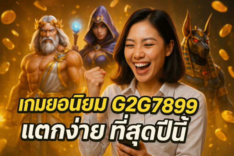 เกมยอดนิยม G2G7899 แตกง่ายที่สุดปีนี้
